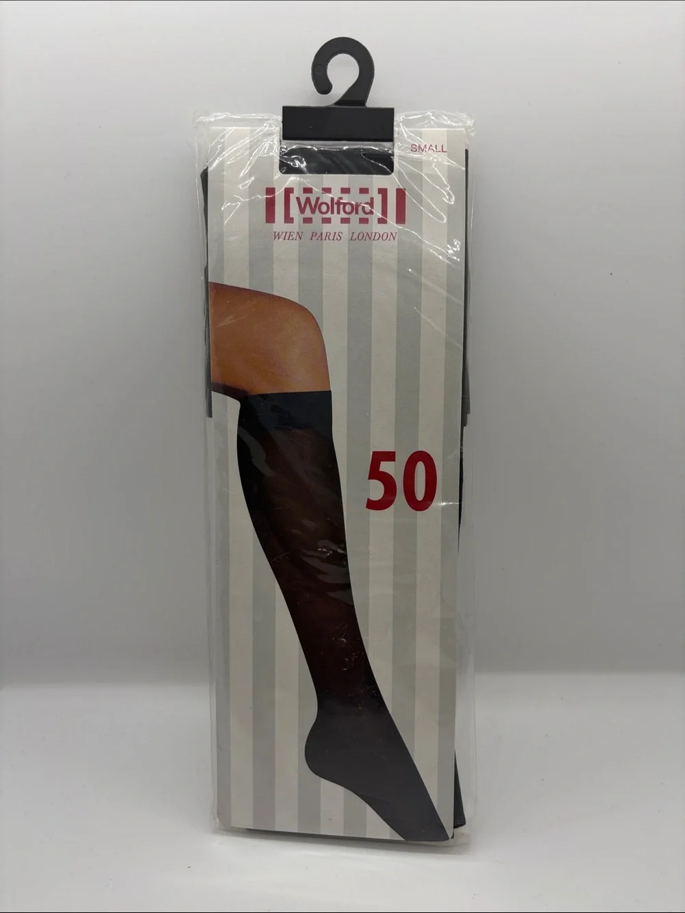 Wolford Black Sheer Knee-Highs 50 Denier